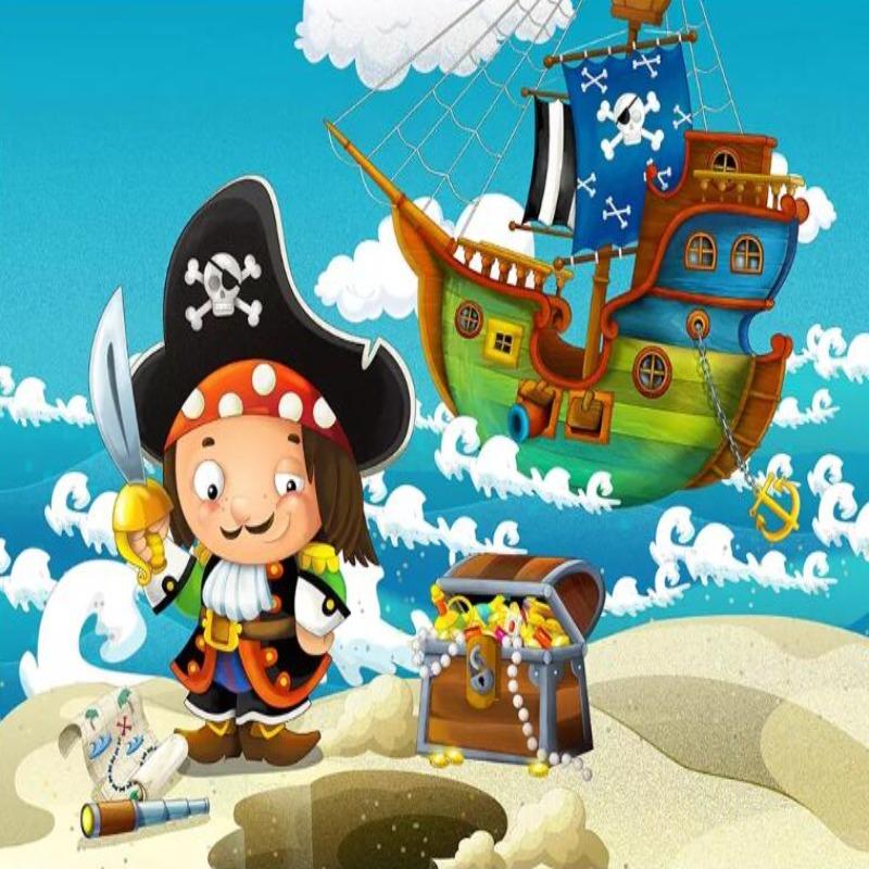 Funny Pirate Wallpaper | Murals Wallpaper