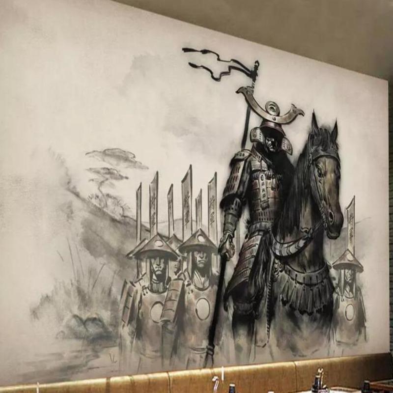 Japanese Wallpaper Ancient Warriors | Murals Wallpaper
