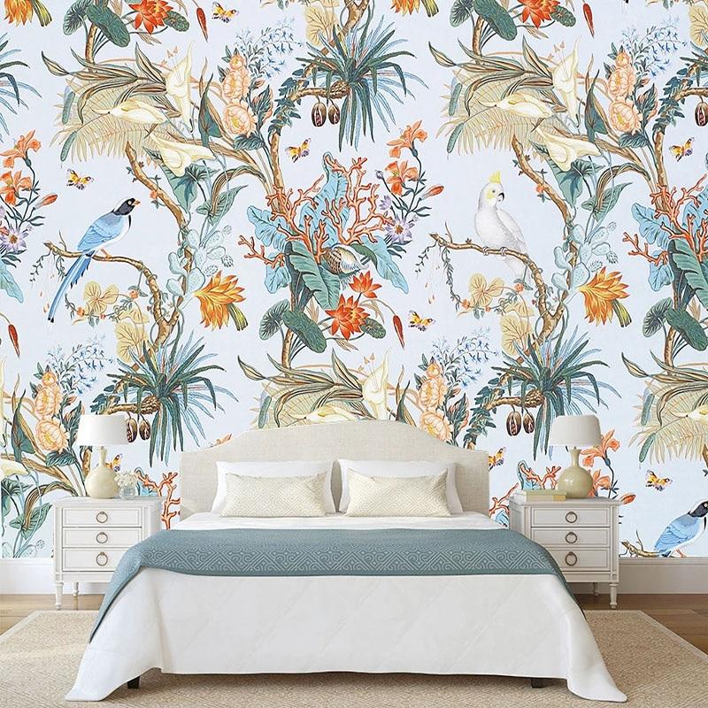 Birds Wallpaper Flowers and Birds | Murals Wallpaper