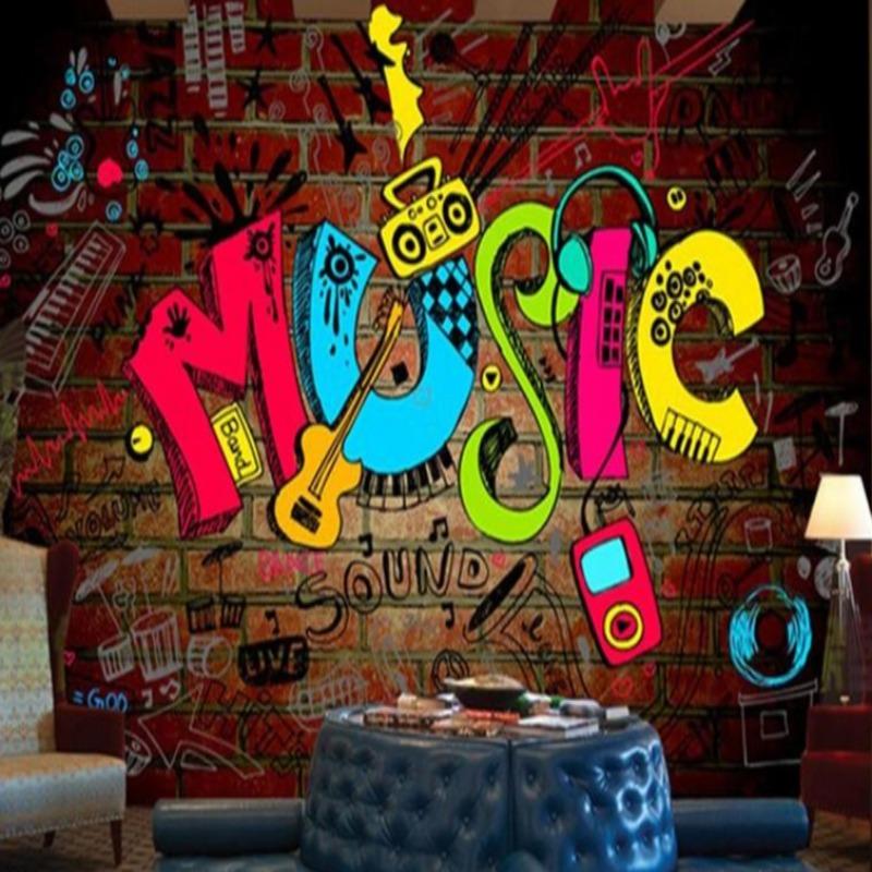 Musik-Tapeten-Kunstdesign | Wandbilder-Tapeten