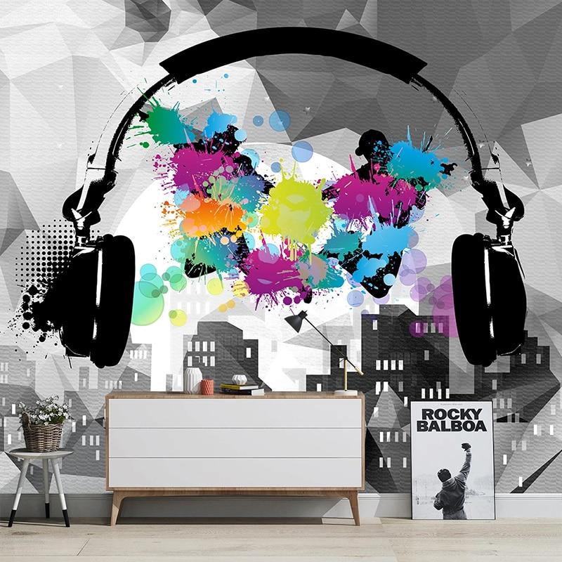 Musik-Hintergrundbild mit positiver Stimmung | Wandbild-Hintergrundbild