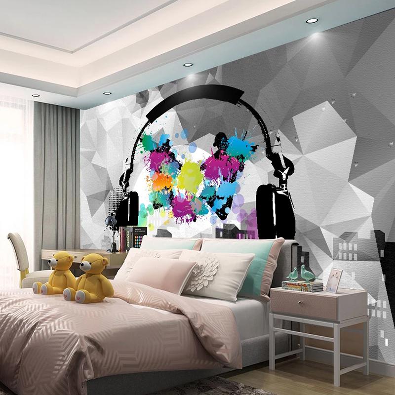 Musik-Hintergrundbild mit positiver Stimmung | Wandbild-Hintergrundbild