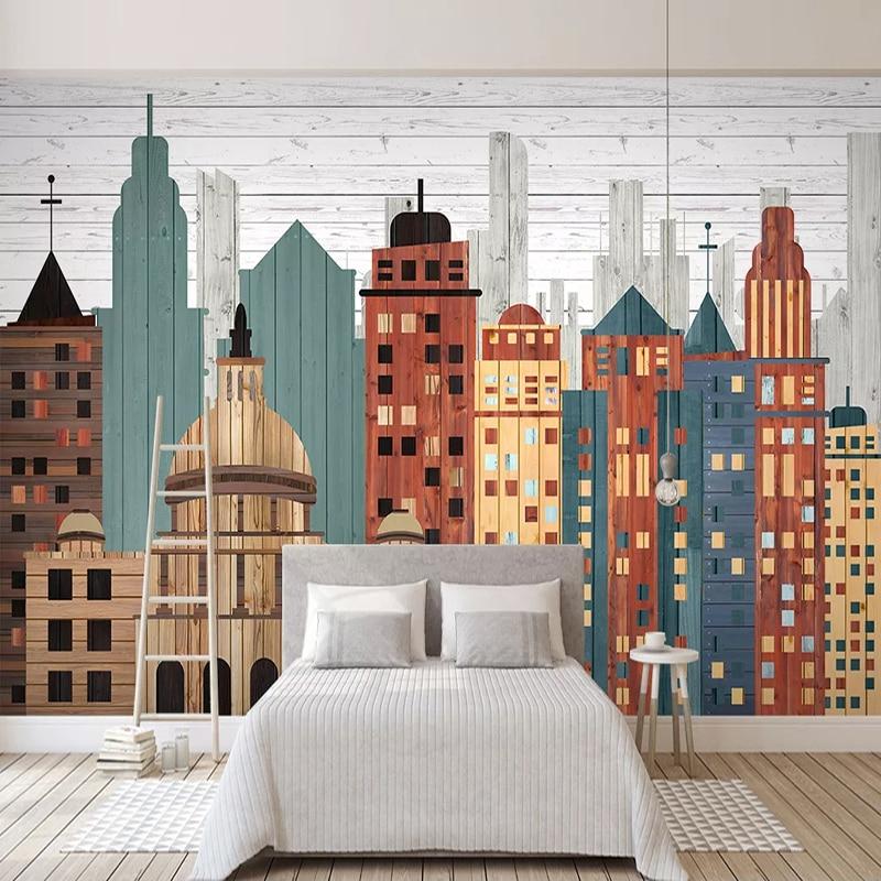 Classic Boy Wallpaper Skyscraper Original | Murals Wallpaper