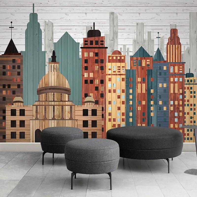 Classic Boy Wallpaper Skyscraper Original | Murals Wallpaper