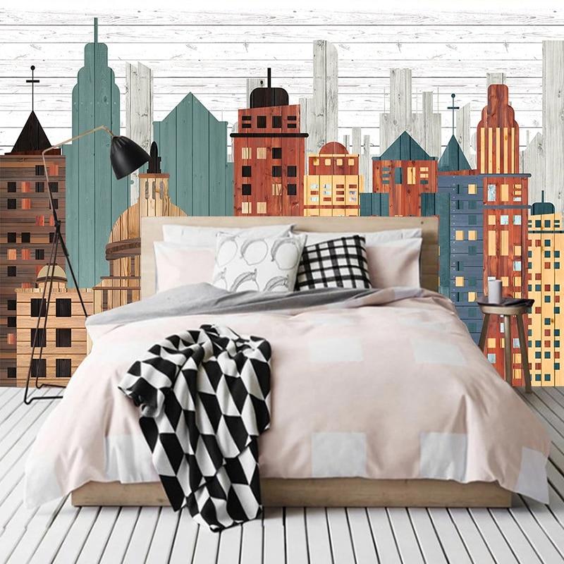 Classic Boy Wallpaper Skyscraper Original | Murals Wallpaper