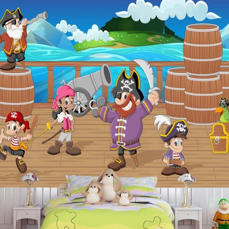 Piraten-Wallpaper-Animation | Wandbilder-Wallpaper