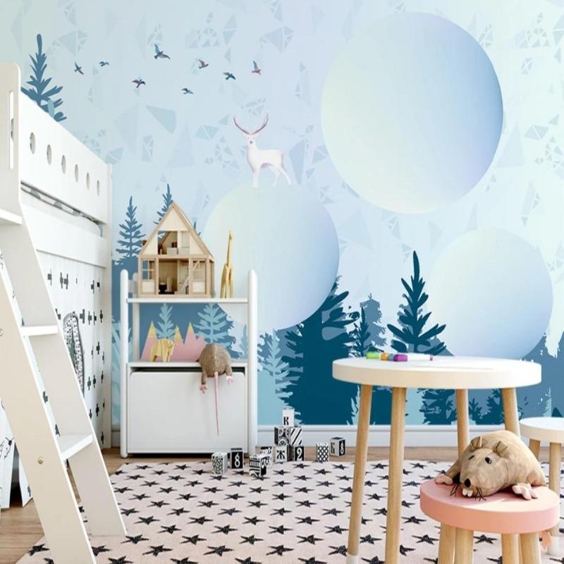 Classic Boy Wallpaper Blue Party | Murals Wallpaper