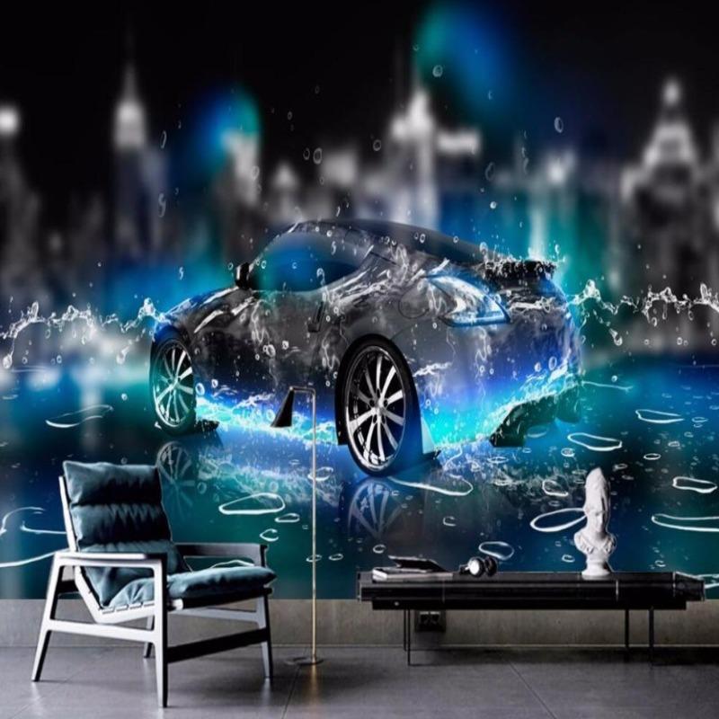 Car Wallpaper Boy LED | Murals Wallpaper
