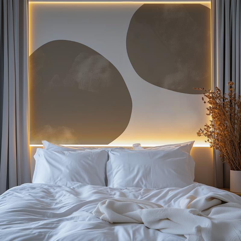 Mural Panoramic Wallpaper Brown Rocks