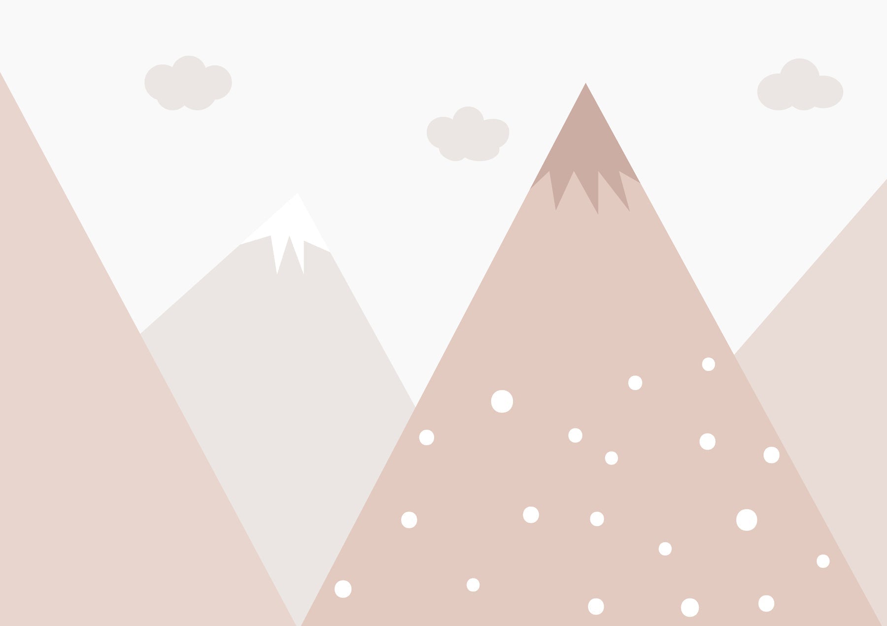 Beige Wallpaper for Baby Room | Murals Wallpaper