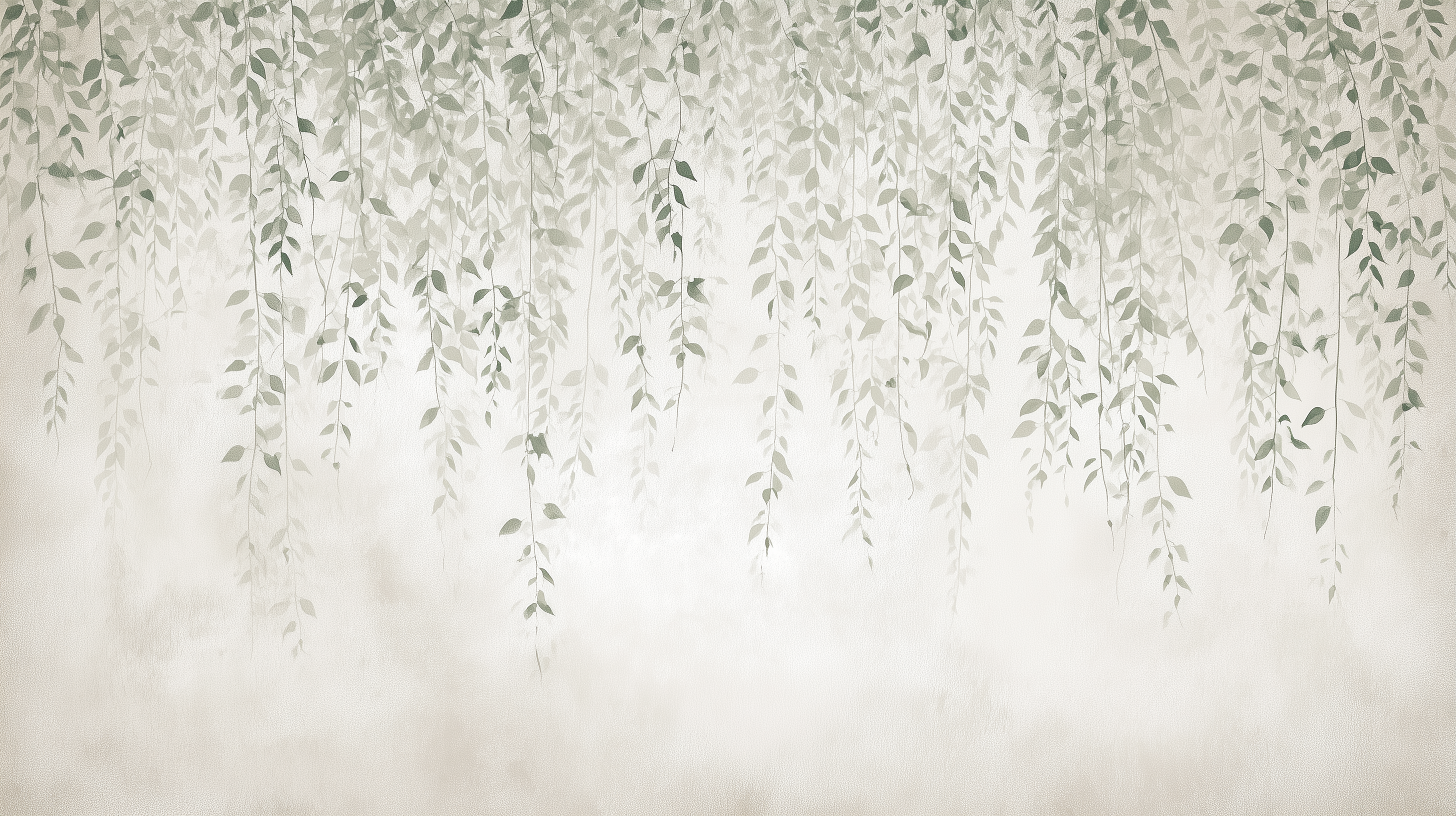 Hanging Botanical Greenery Mural Wallpaper