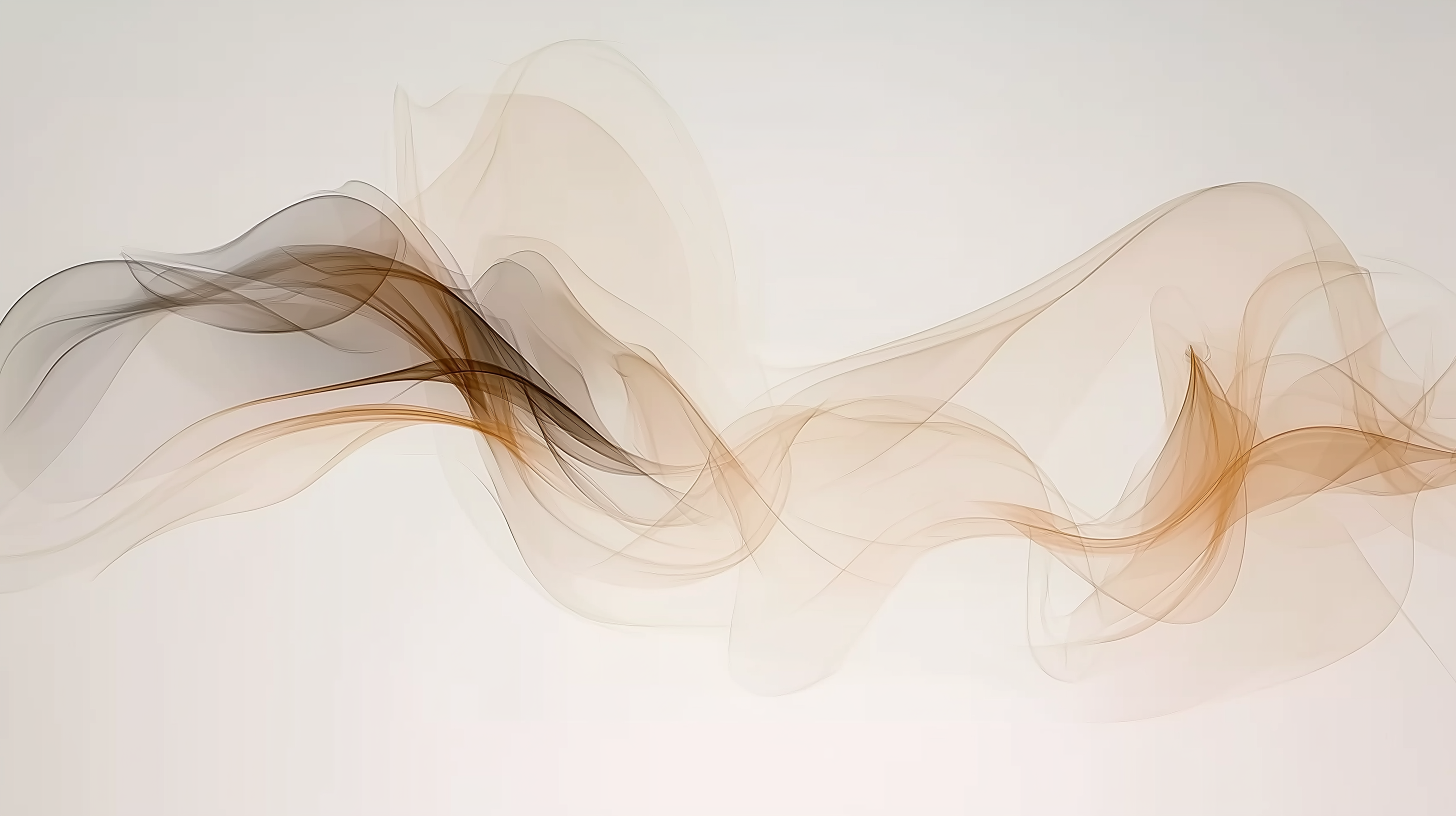 Amber Flow Abstract Mural Wallpaper