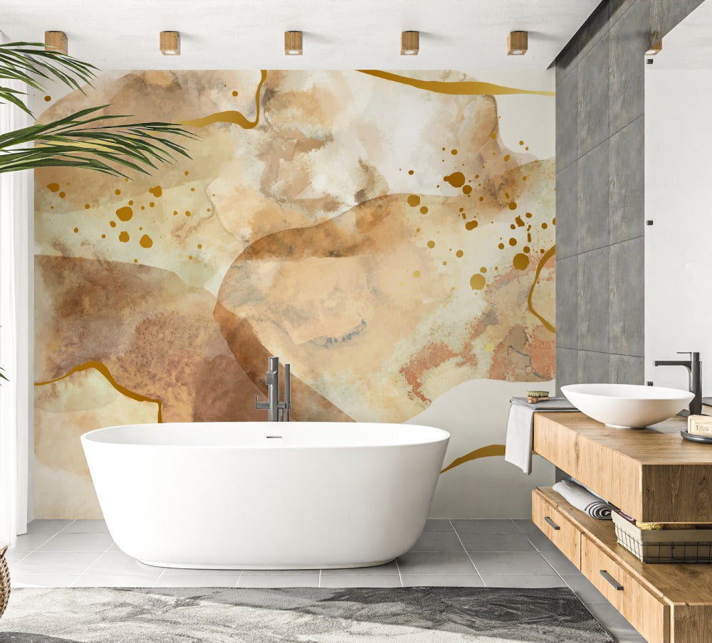 bathroom wall mural wallpaper
