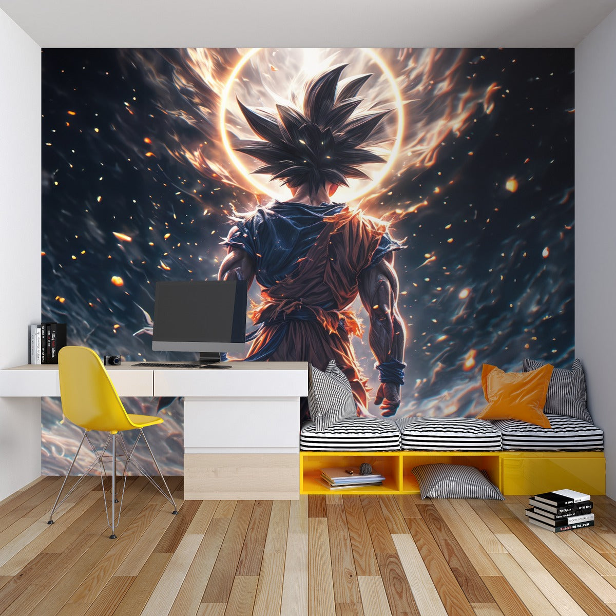 dragon ball z mural wallpaper