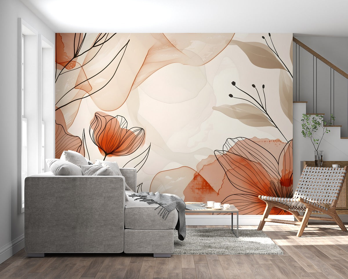living room wall mural wallpaper