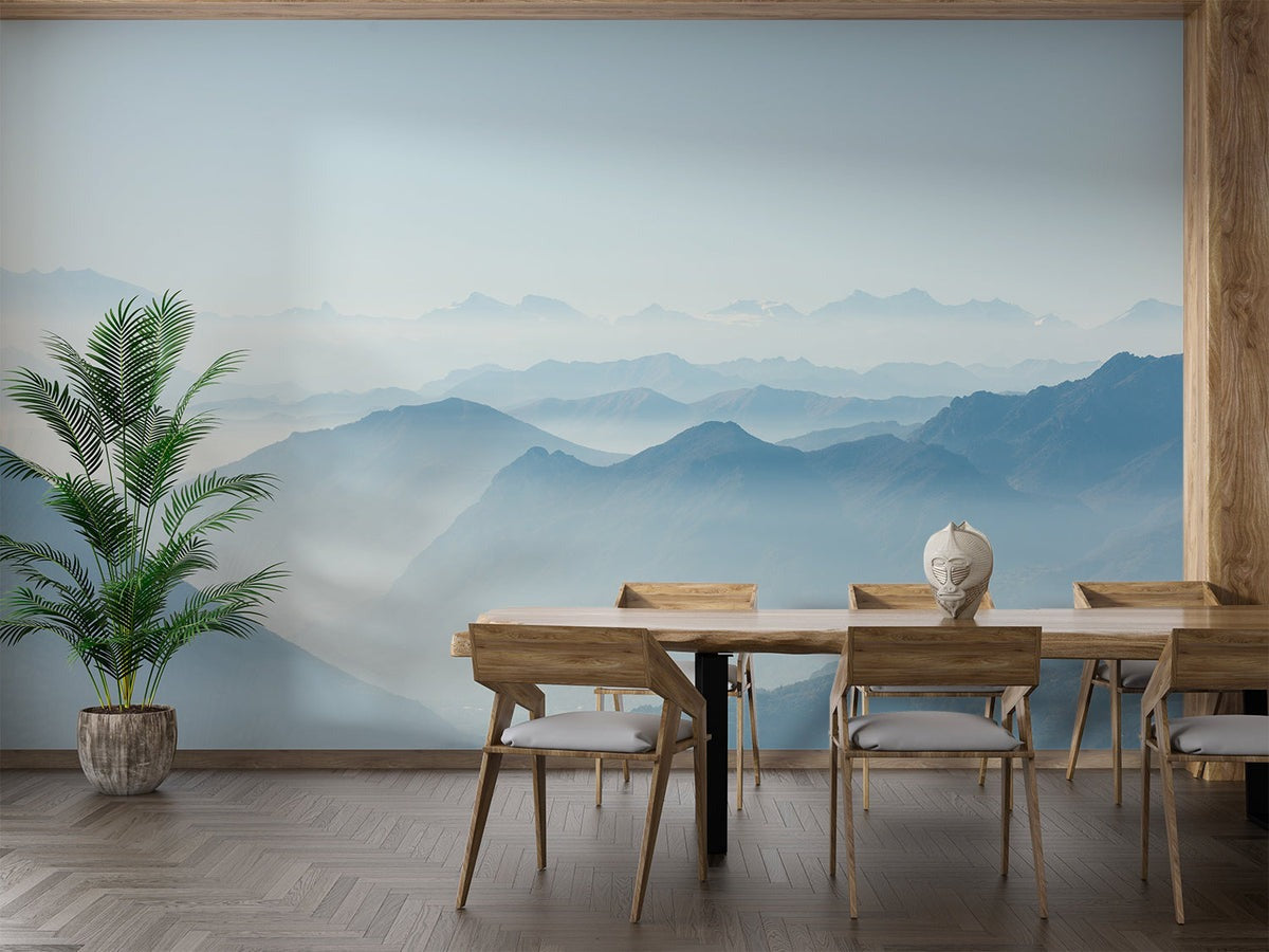 mountain wall mural wallpaper
