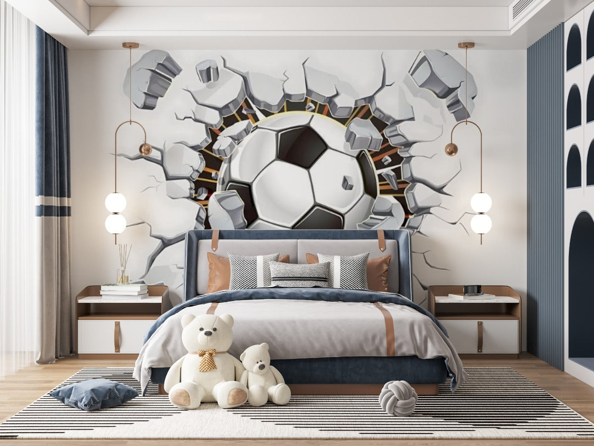 soccer wall mural wallpaper