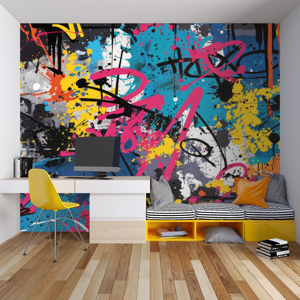teenager wall mural wallpaper