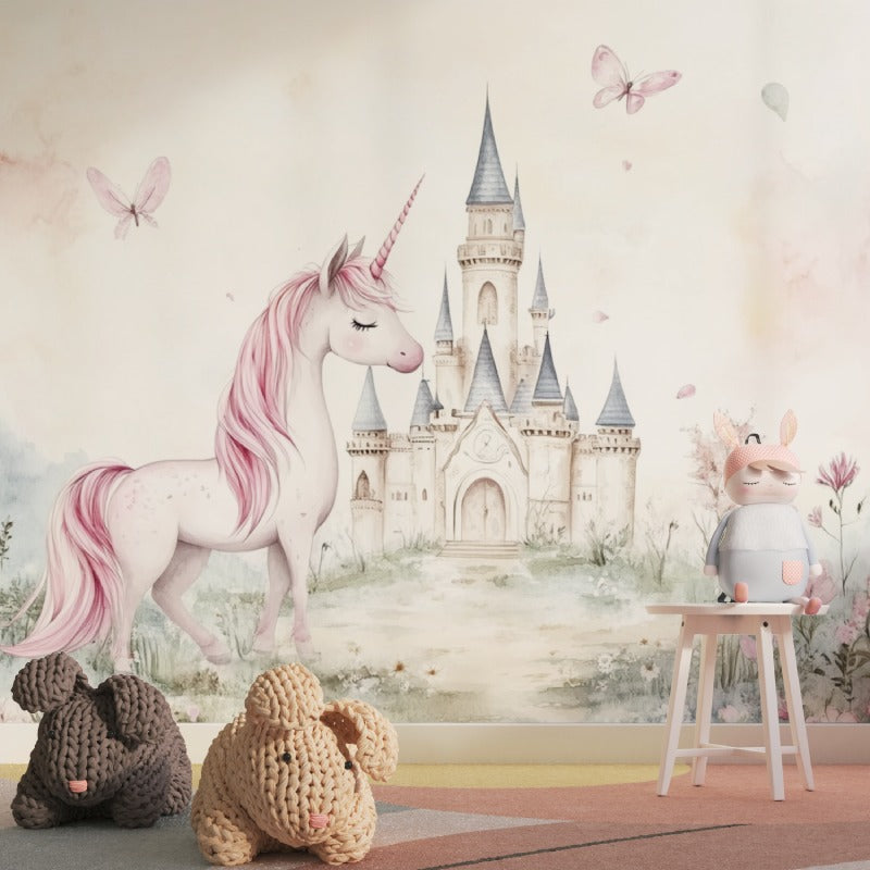 unicorn wall mural wallpaper