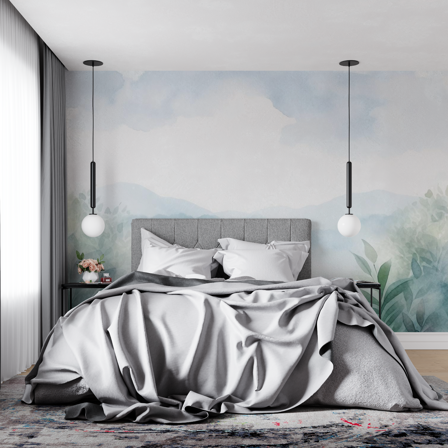 Watercolor Soft Paint Wallpaper | Murals Wallpaper