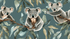 Weightless Koala and Leaf Wallpaper | Murals Wallpaper