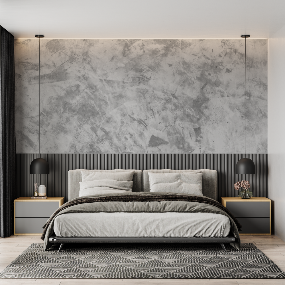 Gray Marble Effect Wallpaper | Murals Wallpaper