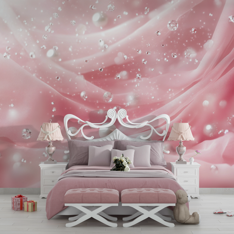 Princess Pink Veil Wallpaper | Murals Wallpaper