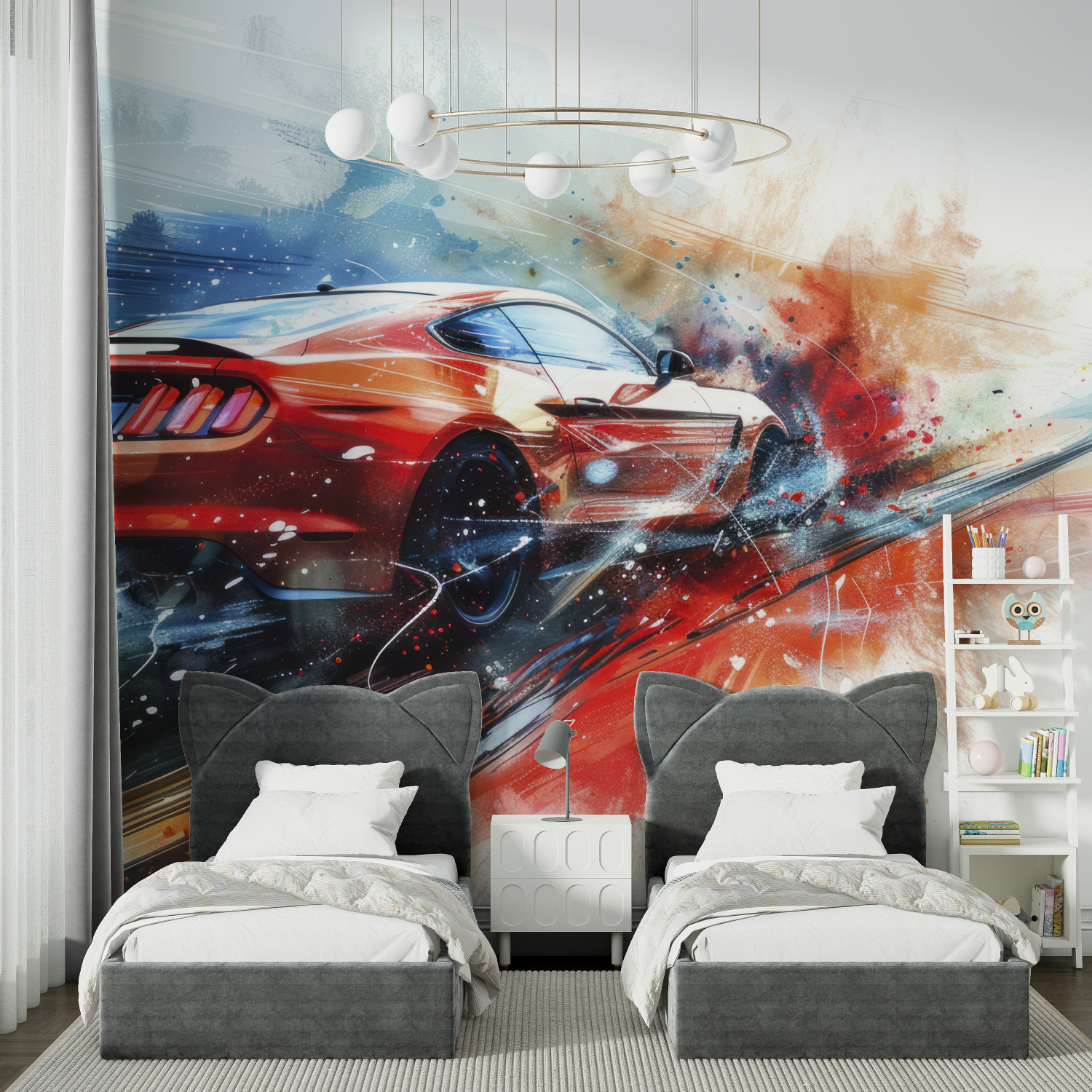 Tapeten Mustang – Tapisserie Spiderman