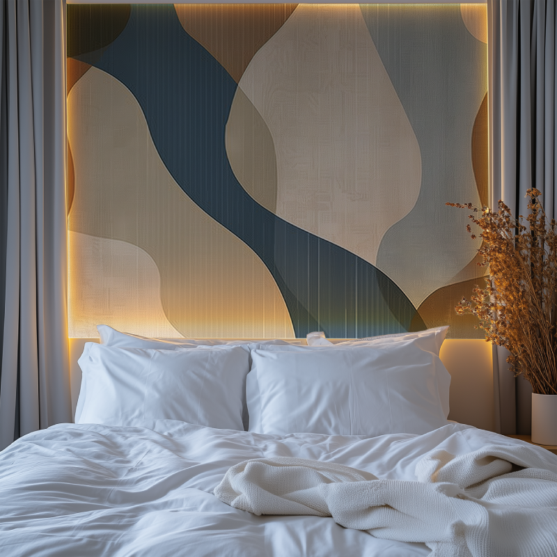 Abstraktes Panorama-Panorama-Tapeten-Chambre-Chambre-Premium