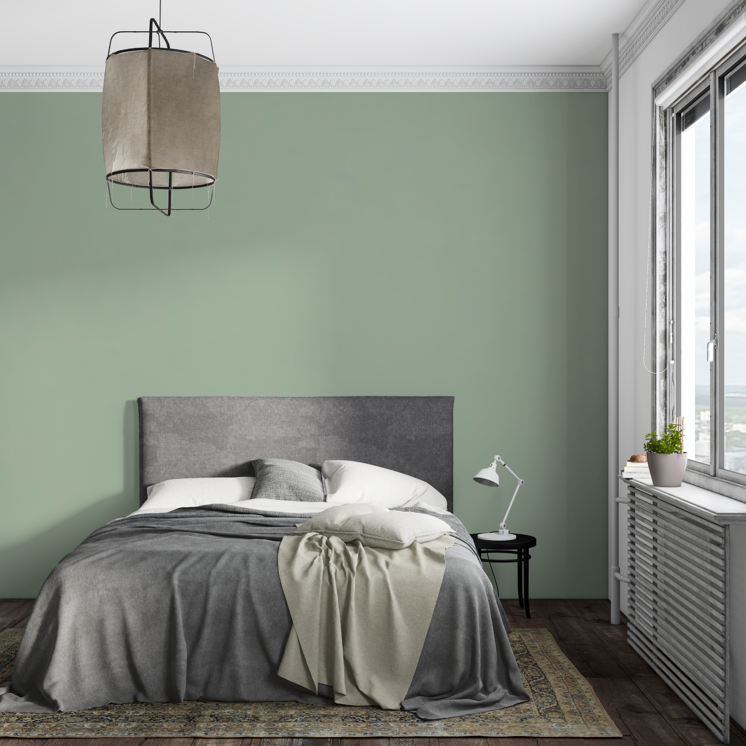 Greenish-Gray Wallpaper | Murals Wallpaper