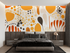 80s Orange Wallpaper | Murals Wallpaper