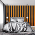 Orange and Black Striped Wallpaper | Murals Wallpaper