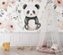 Panda and Wildflower Wallpaper | Murals Wallpaper