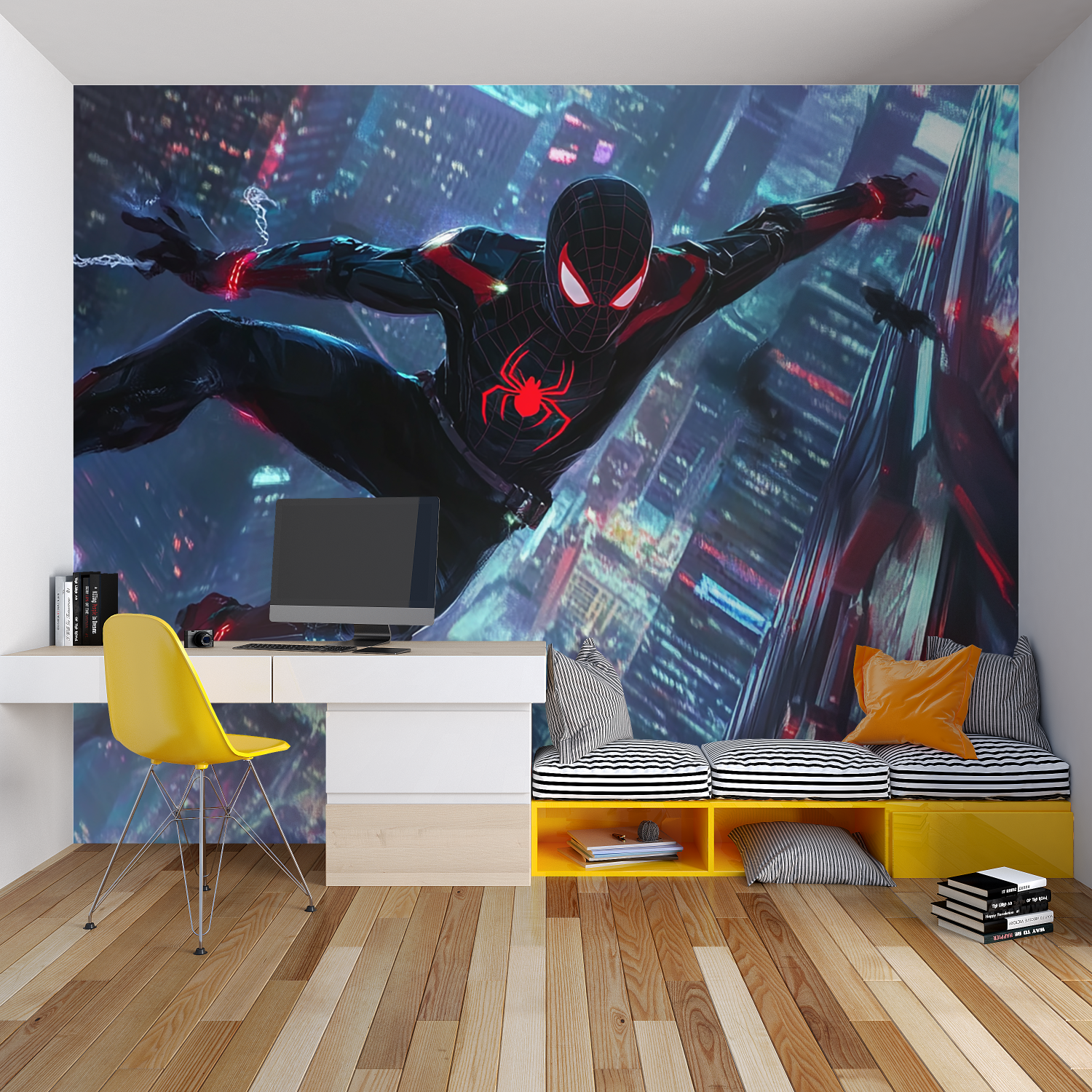 Spider-Man Cyberpunk Wallpaper | Murals Wallpaper