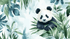 Panda Wallpaper and Tropical Vibe | Murals Wallpaper