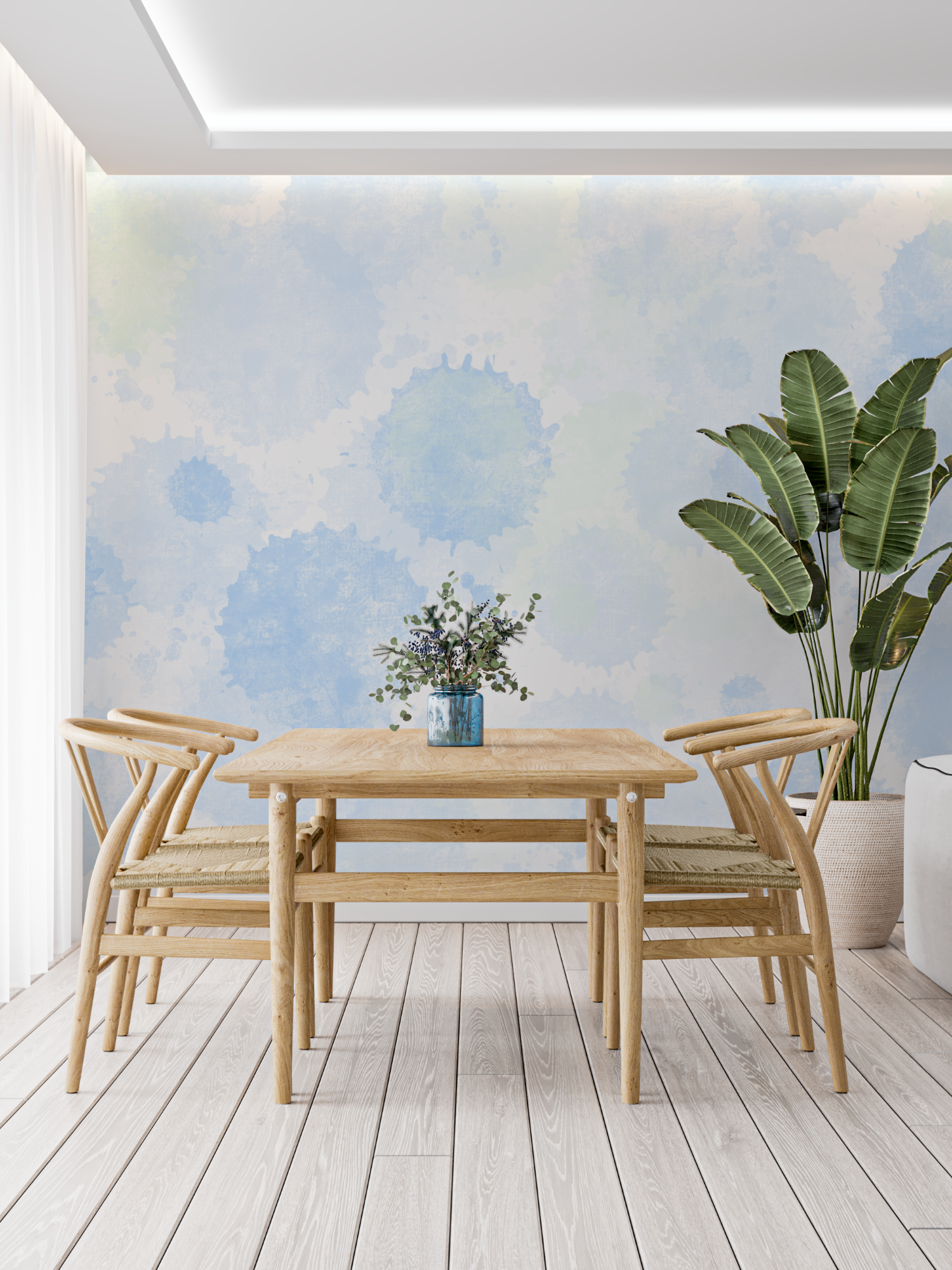 Pastel Blue Wallpaper | Murals Wallpaper