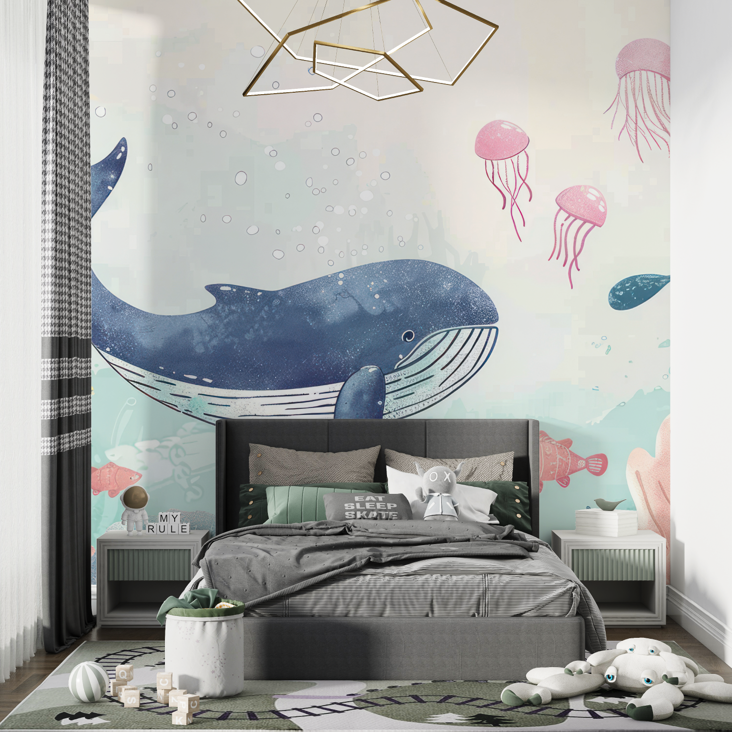 Papier Peint Enfant Theme Mer – panoramique garçon