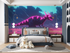 Neon Pink Dinosaur Wallpaper | Murals Wallpaper