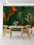 Orange and Green Wallpaper | Murals Wallpaper
