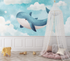 Baby Soft Marine Wallpaper | Murals Wallpaper