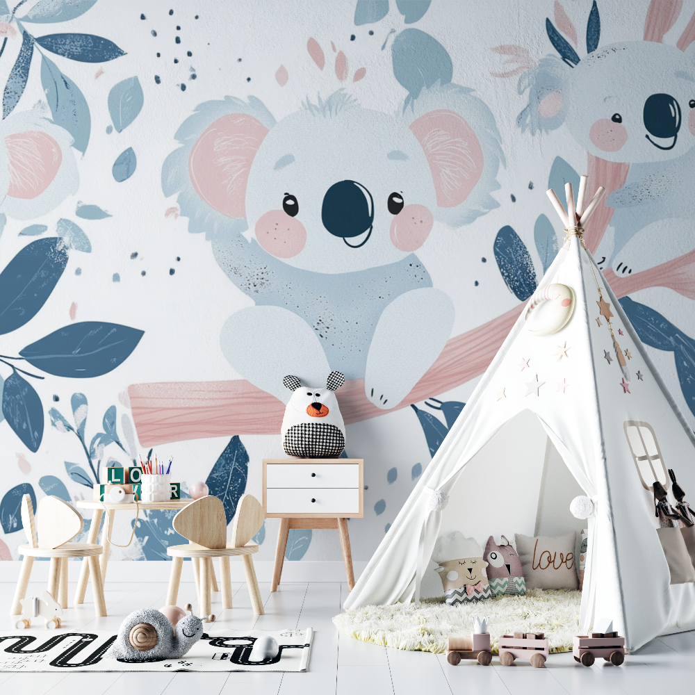 Koala Wallpaper and Nursery Ambiance | Murals Wallpaper