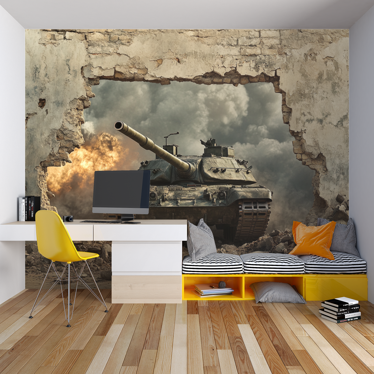Classic Teen Assault Tank Wallpaper | Murals Wallpaper
