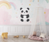 Pastel Panda and Rainbow Wallpaper | Murals Wallpaper