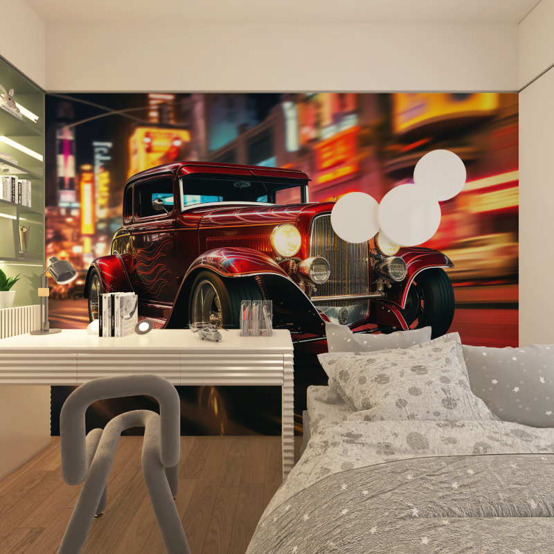 American Car Wallpaper Mural | Murals Wallpaper