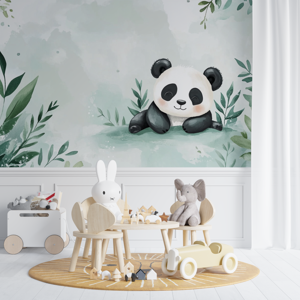 Sleeping Panda Wallpaper | Murals Wallpaper