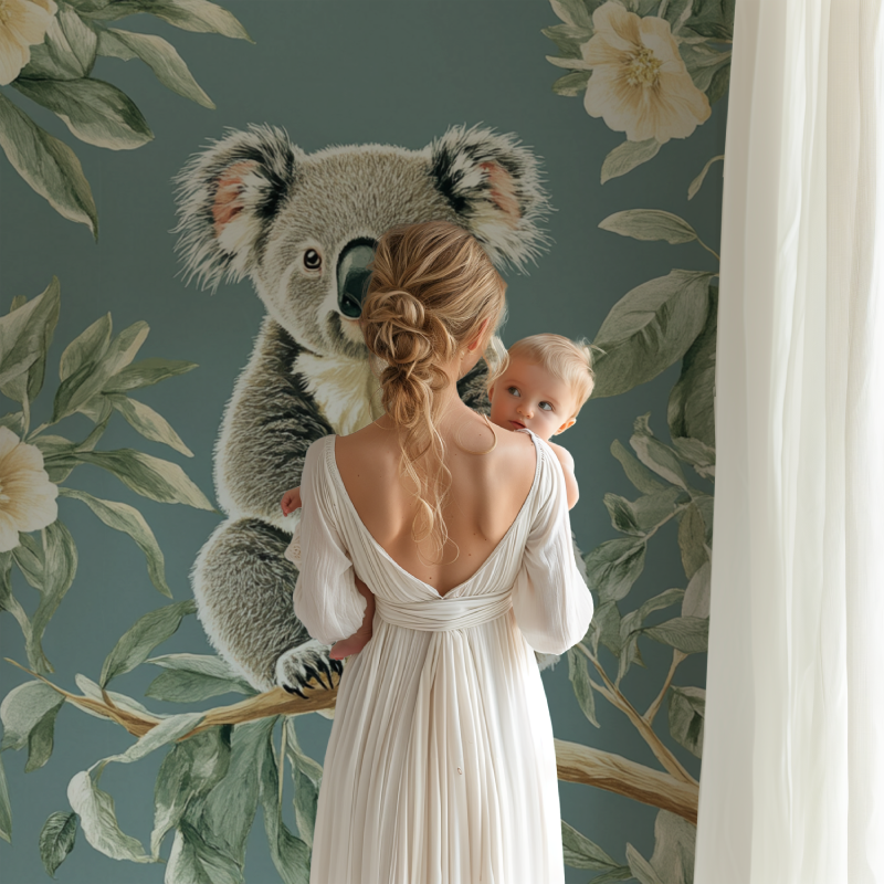 Koala Wallpaper in a Magical Forest | Murals Wallpaper