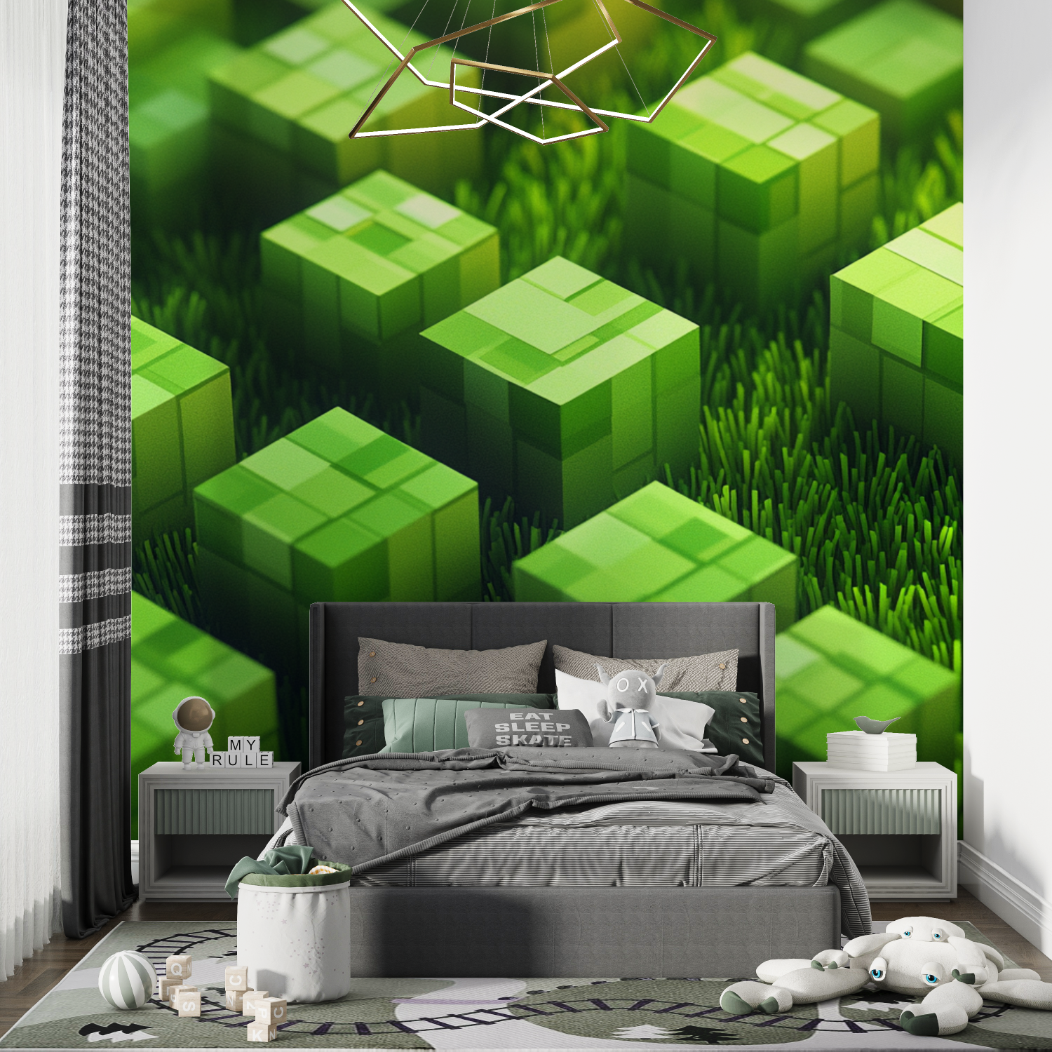 Minecraft Grass Wallpaper | Murals Wallpaper