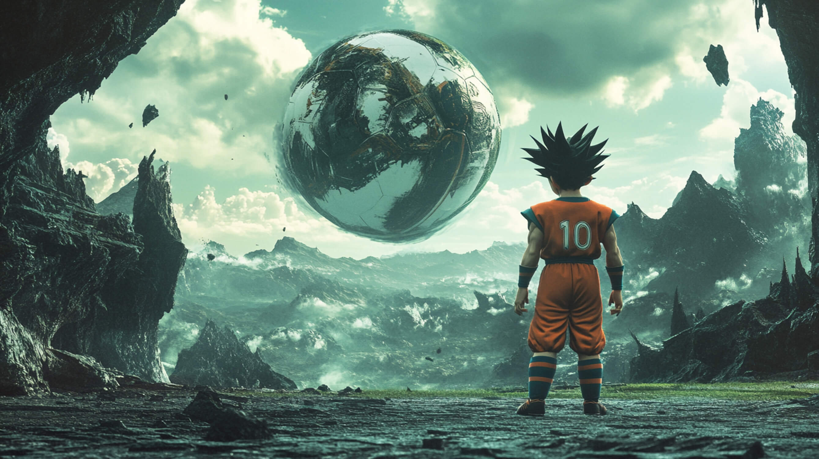 DBZ Soccer Ball Wallpaper | Murals Wallpaper