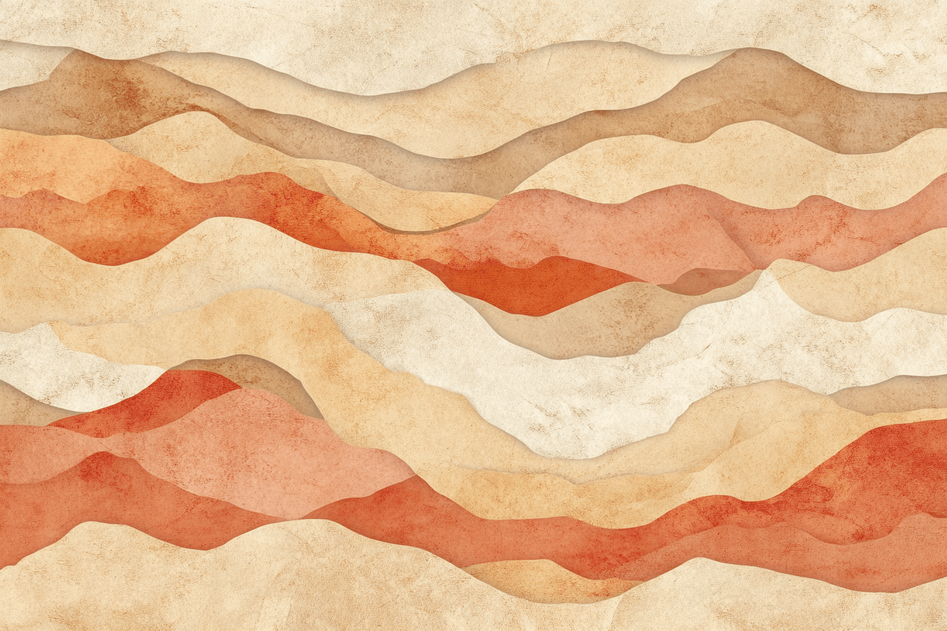 Desert Dune Terracotta Wallpaper | Murals Wallpaper
