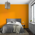 Orange Non-Woven Wallpaper | Murals Wallpaper